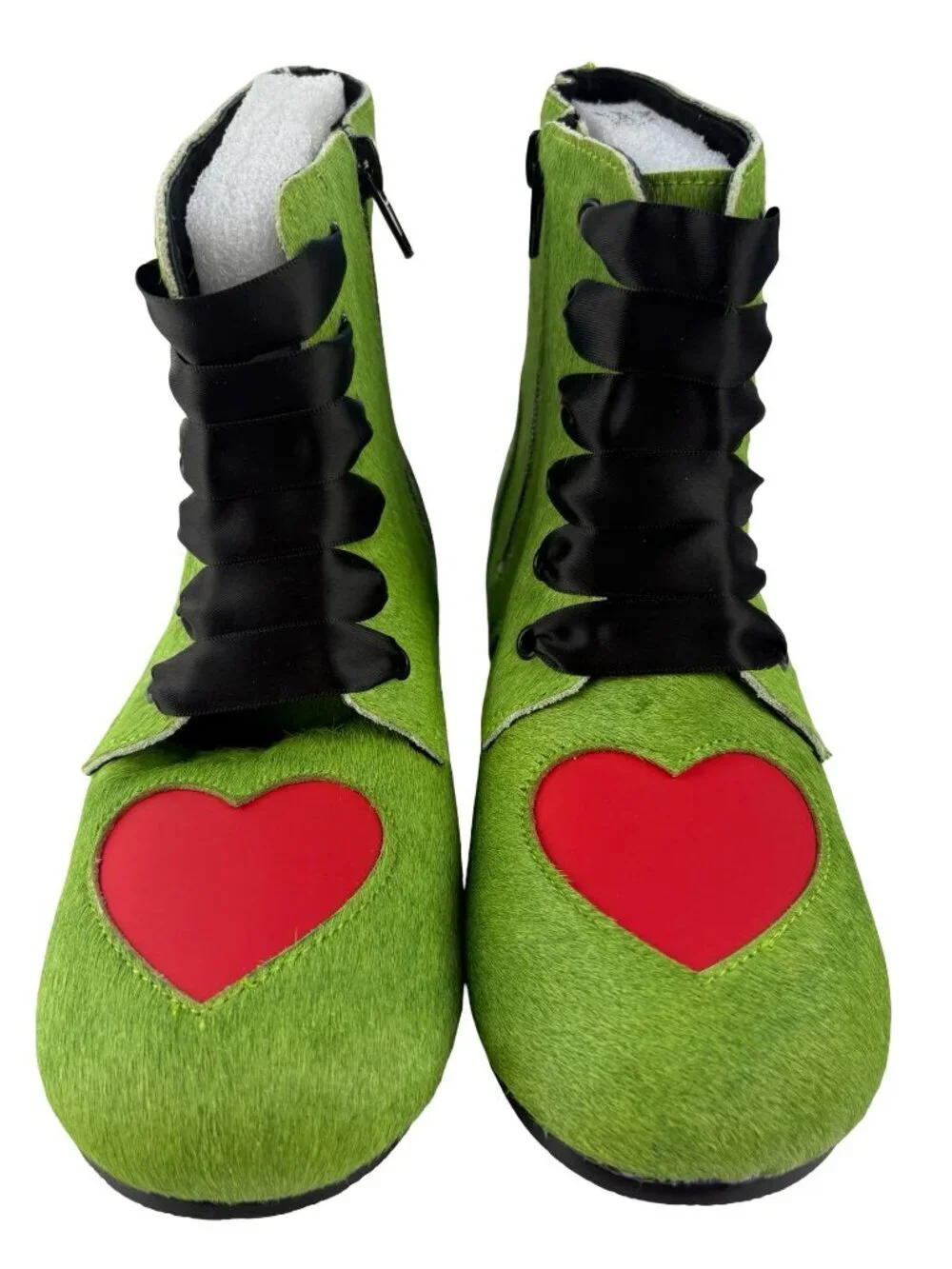 Spellbound Soles NEW The Mean One Grinch Boots Dress Up Girls Size Y3 Youth 3